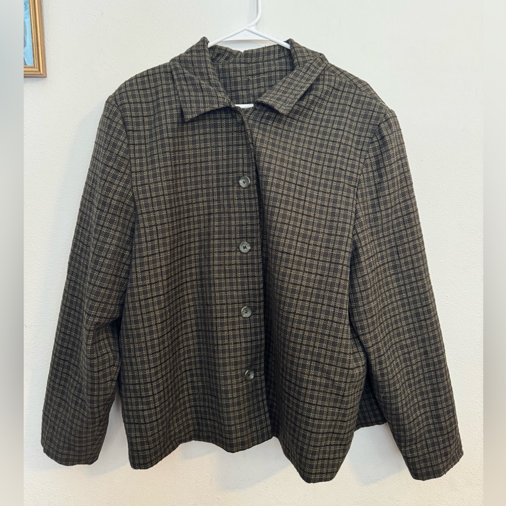 Green Plaid Jacket